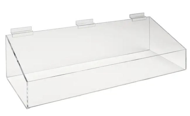 Slatwall Acrylic Displays